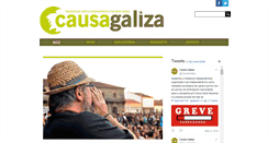 Desktop Screenshot of causagaliza.org