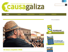 Tablet Screenshot of causagaliza.org